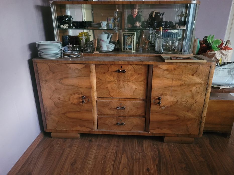 Meble art deco, szafa,kredens ,nakastlik