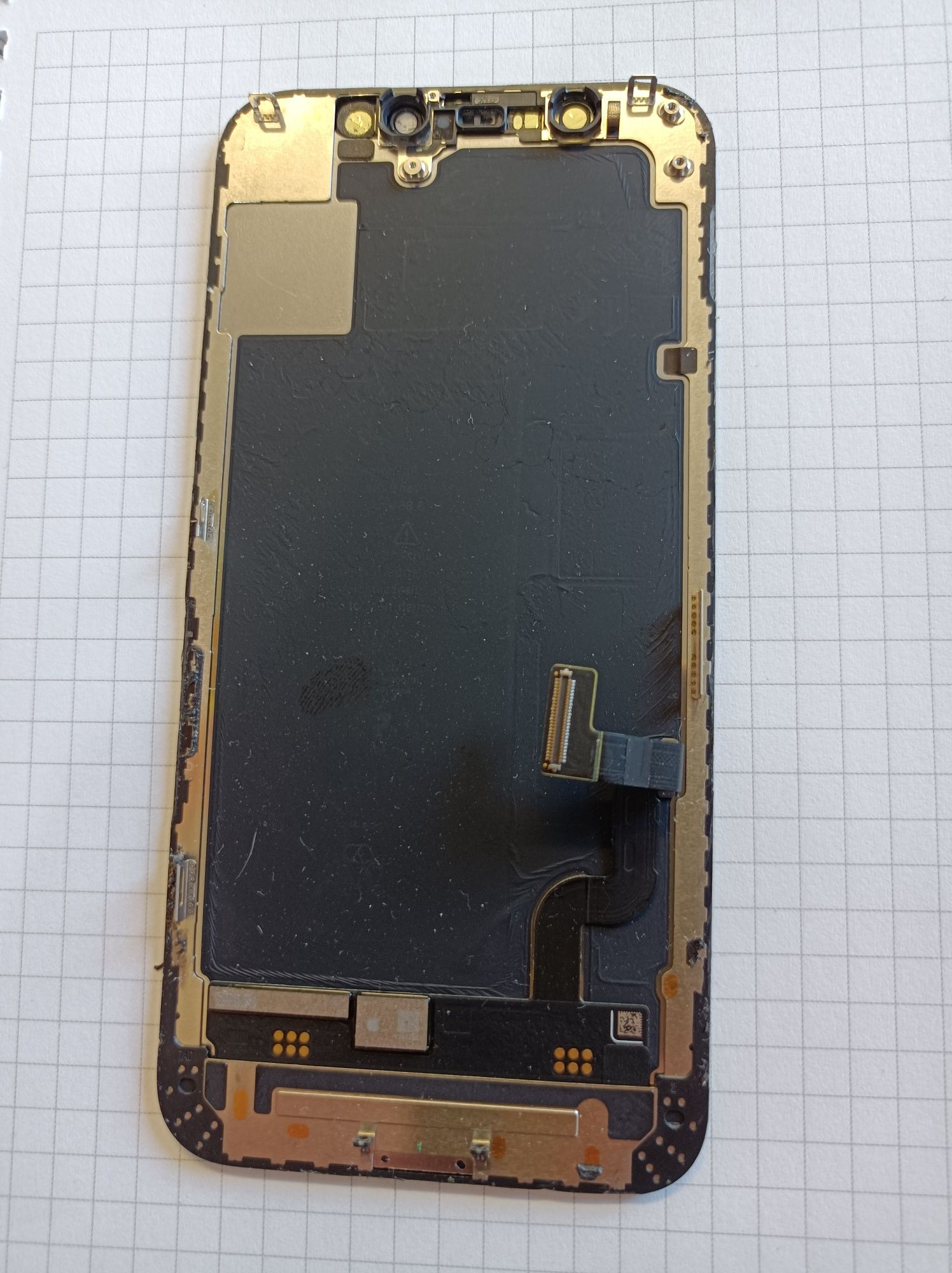 LCD iPhone 12 mini 100% oryginał pęknięte szkło, działający