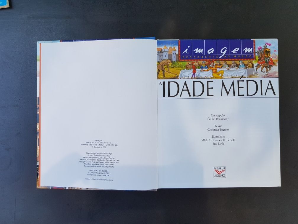 Livro Idade Média ( Fleurus ) como novo