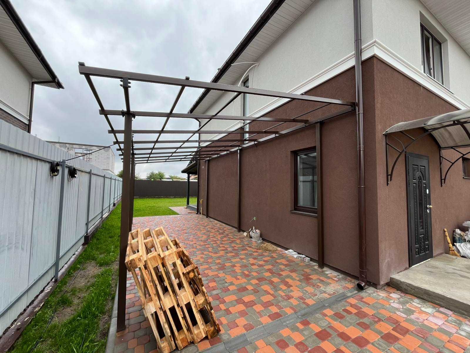 Навіс арковий Shelter різні розміри, Навіс для машини, Накриття авто