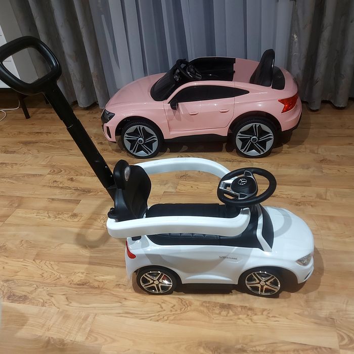 Auto jeździk pchacz chodzik Mercedes bialy