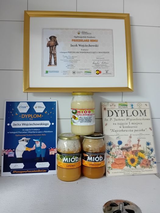 Miód i pyłek pszczeli tegoroczny 2025