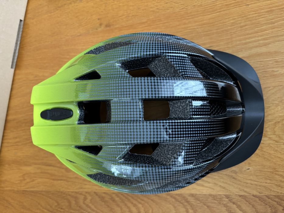 Kask rowerowy UVEX I-vo (52-57 cm) rhino - neon yellow