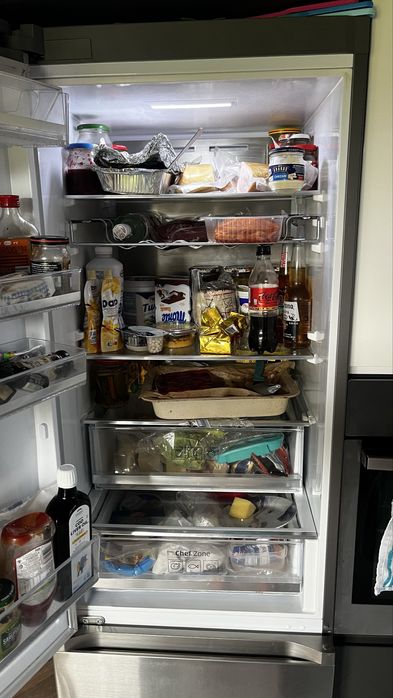 Lodówka Samsung Chef Collection RB41J7839S4. Uszkodzona zamrazarka