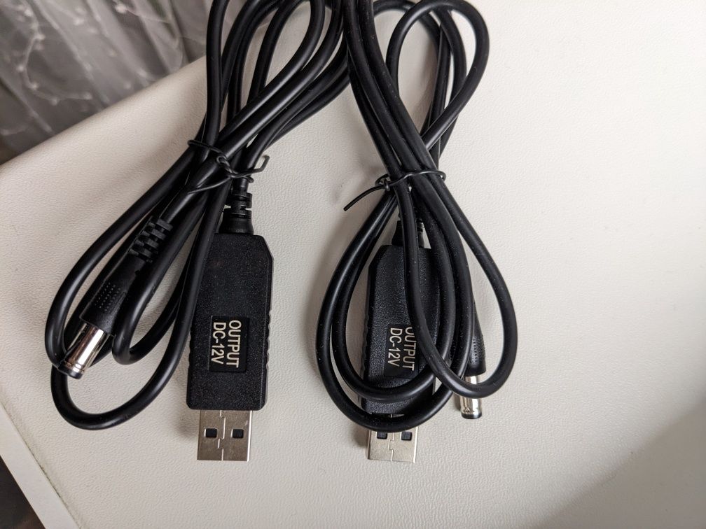 Кабель для роутера 12V від павербанку 1 метр
