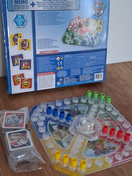 PSI PATROL Memo, Cińczyk Gra planszowa Spin Master Zestaw gier