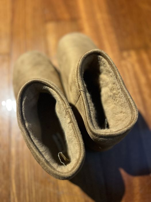 Botas camurça castanhas Pull&Bear