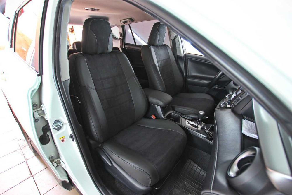 Авточехлы Toyota RAV4 (2012-2015) Экокожа Модельные Новые EMC-ELEGANT
