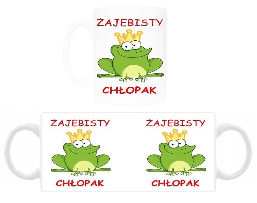 Kubek z nadrukiem Żaba, różne wzory + imię