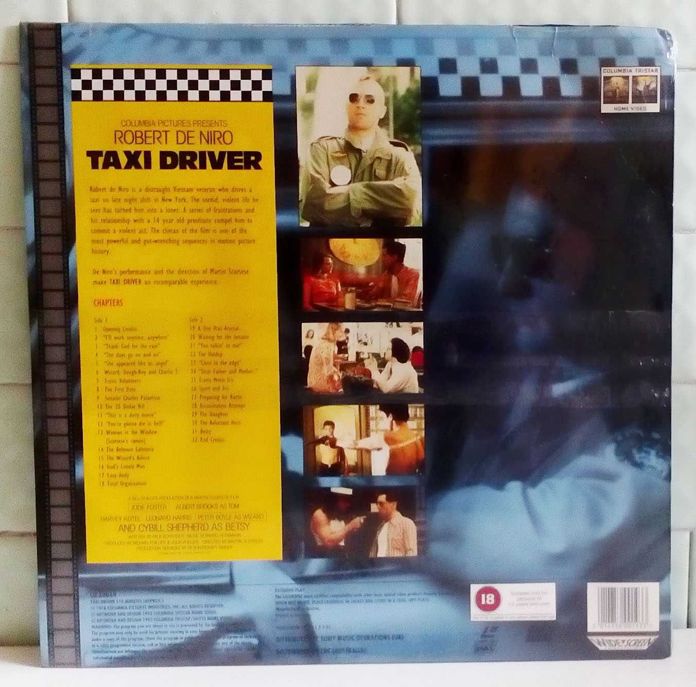 Taxi Driver LD 10019 Laser Disc Novo Selado Robert Deniro