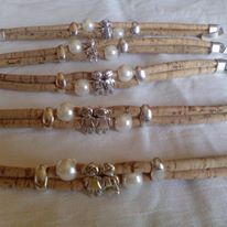 Colar + pulseira cortiça