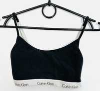 Biustonosz miękki top M 38 Calvin Klein czarny