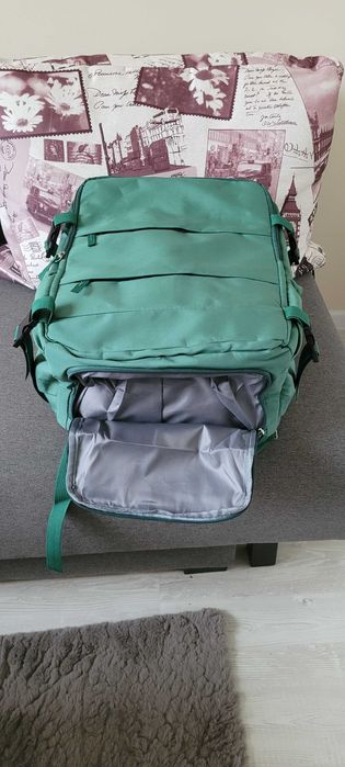 Plecak do samolotu podróżny 40×30×20 cm -nowy zielony