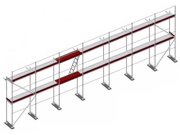 Rusztowanie Rusztowania Nowe Promocja Zestaw 140 m2