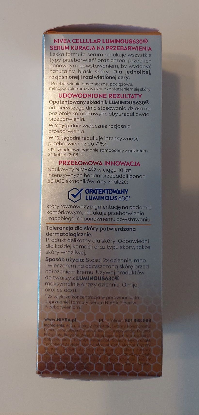 Nivea Luminous przeciw przebarwieniom -nowe