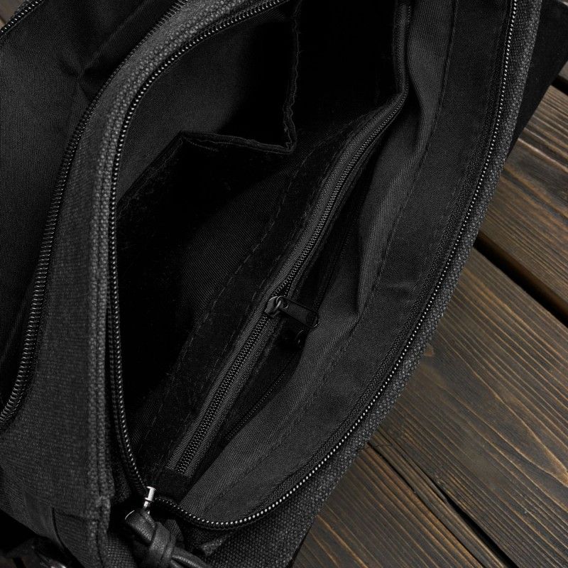 torba męska na ramię messenger ze skóry syntetycznej sp-07-bl
