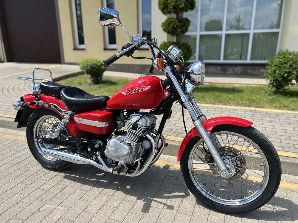 Honda Rebel 125 /Kat B/ Zadbany/ Bezwypadkowy/ RATY virago Intruder