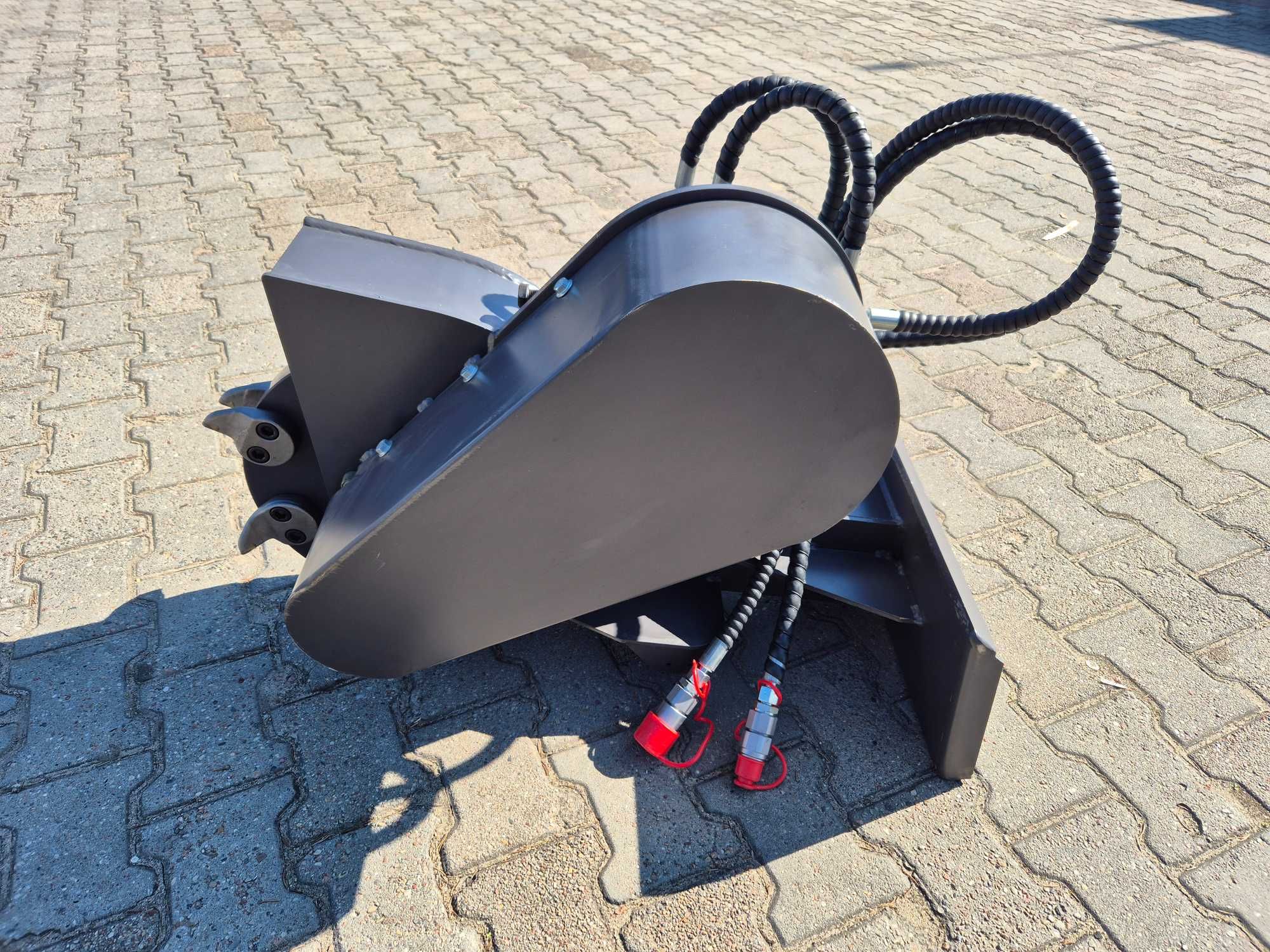 Frezarka hydrauliczna do pni, karczownik do mini-koparki lub skidsteer