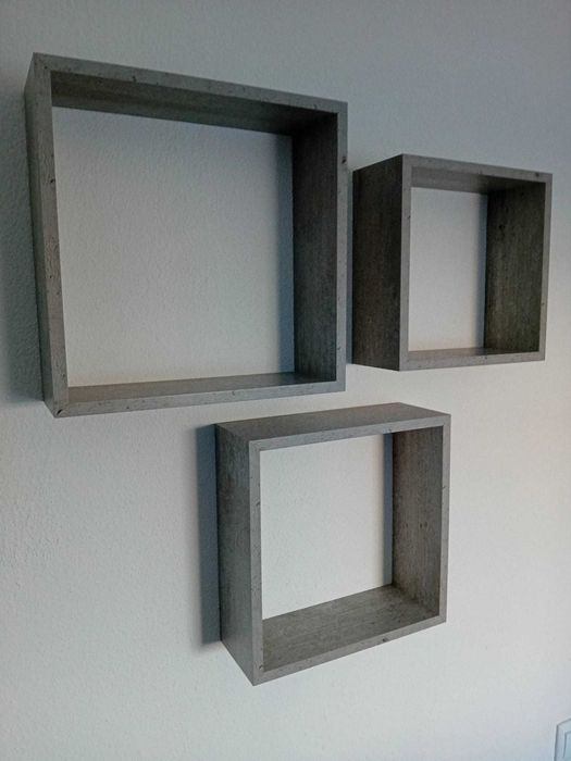 Cubos de parede para decoração.