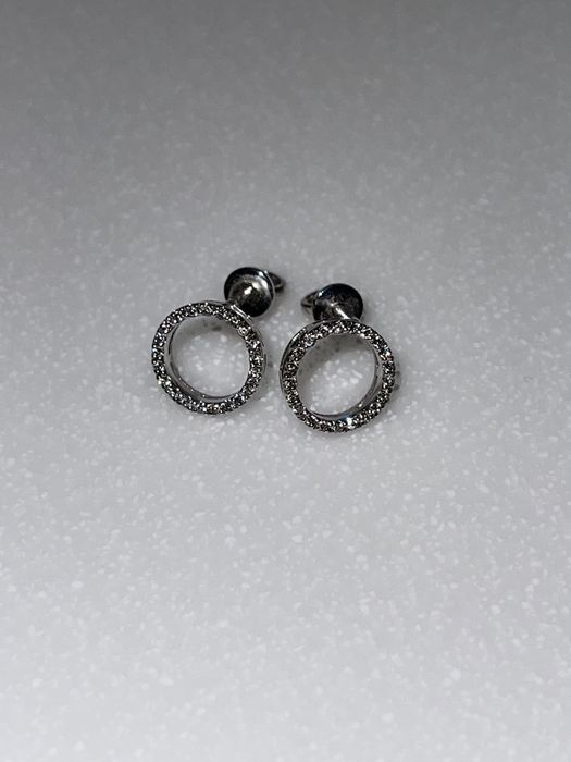 Серьги золото, бриллианты.