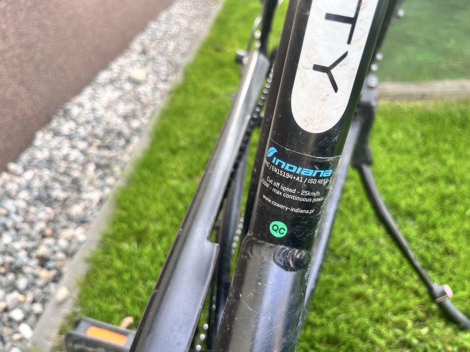 Rower elektryczny damski damka Indiana e-city 28