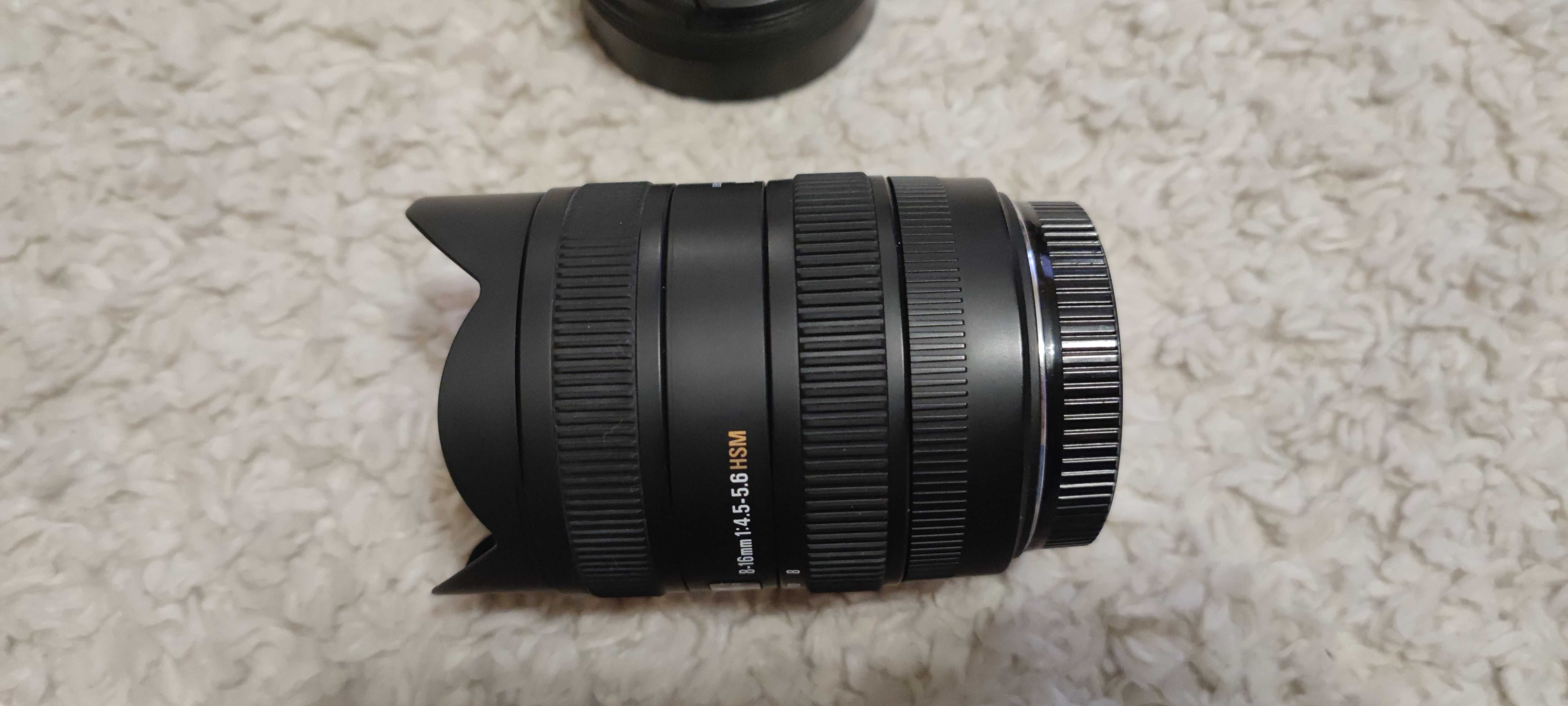 Sigma 8-16mm f/4.5-5.6 AF HSM DC для Canon. Чудовий стан!