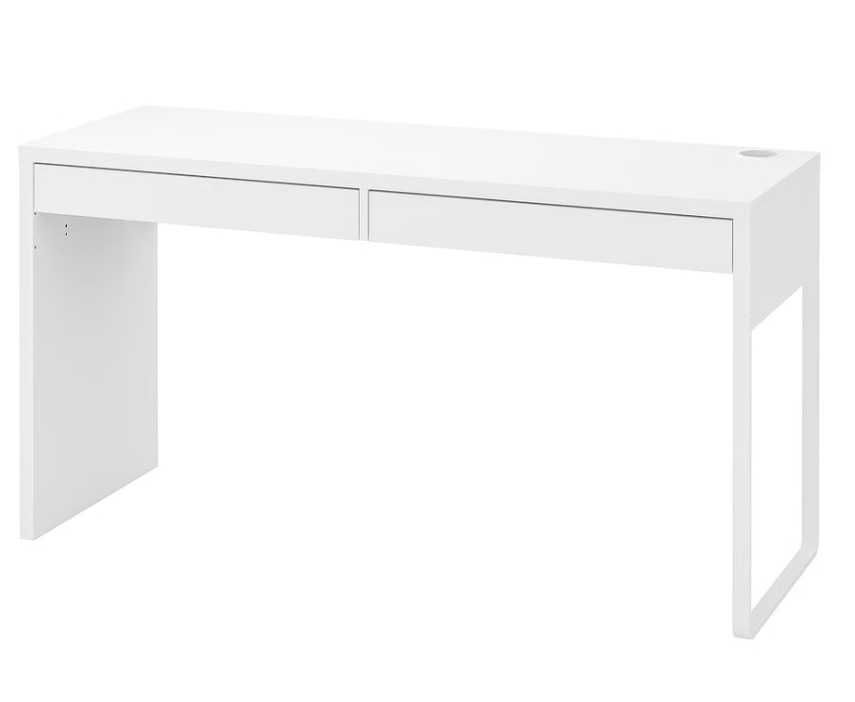 Secretária IKEA MICKE branca 142x50 cm