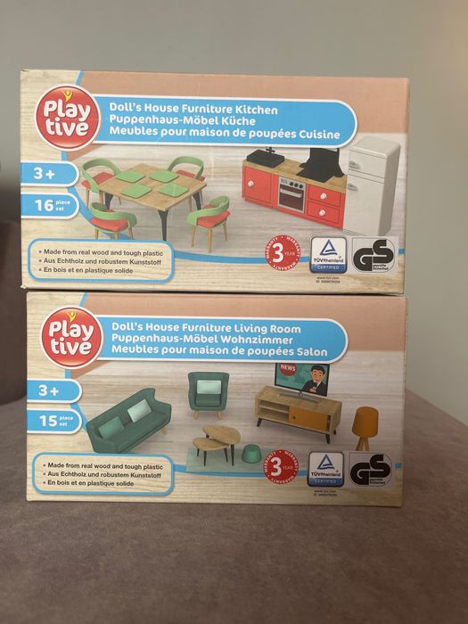 Zestawy mebelków do domku