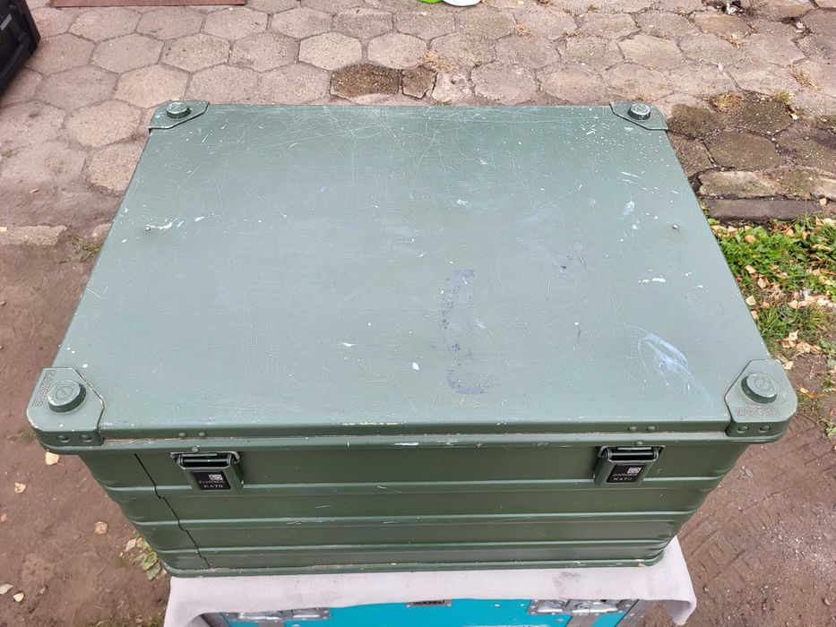 ZARGES K470 (75x55x41x) Skrzynia uniwersalna, wojskowa FAKTURA