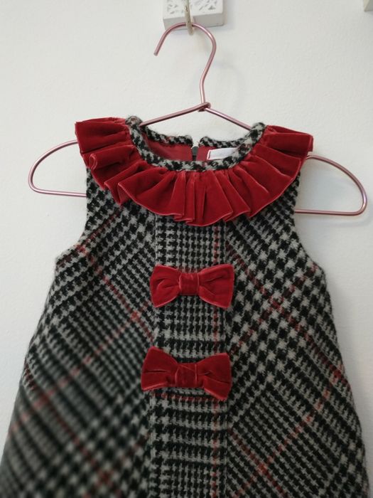Vestido de Natal para bebé 12 meses
