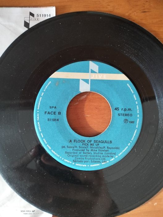 Disco de vinil single A Flock of Seagulls'