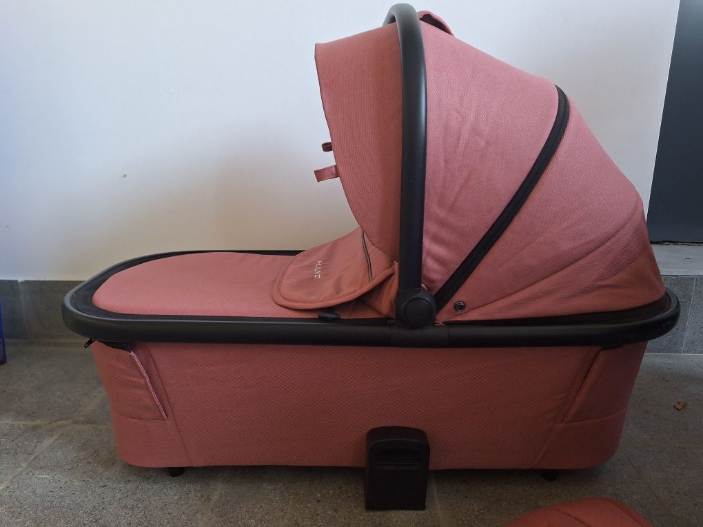Wózek 2w1 muuvo quick 3.0 pure pink