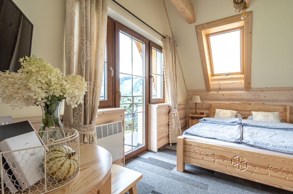 WOLNY Domek JACUZZI i Sauna w CENIE domki Zakopane widok na góry