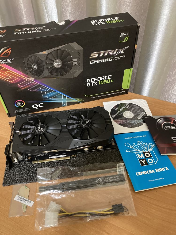 Відеокарта Asus Rog Strix 1050ti