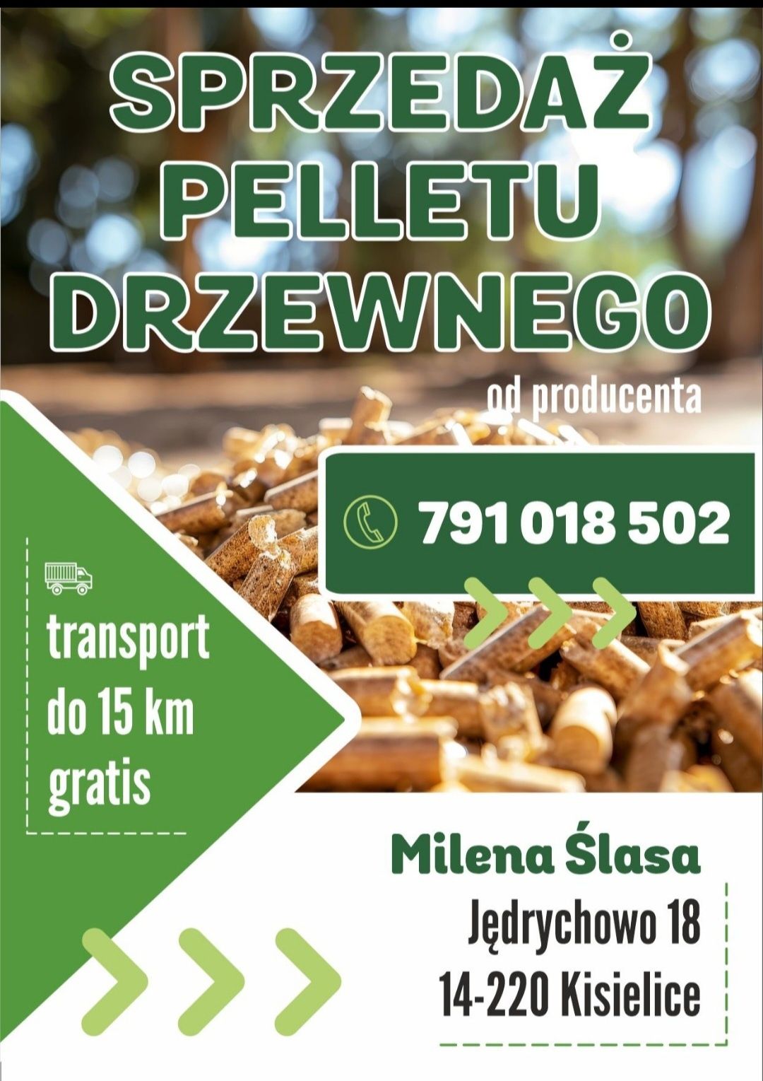 PELLET drzewny od producenta!