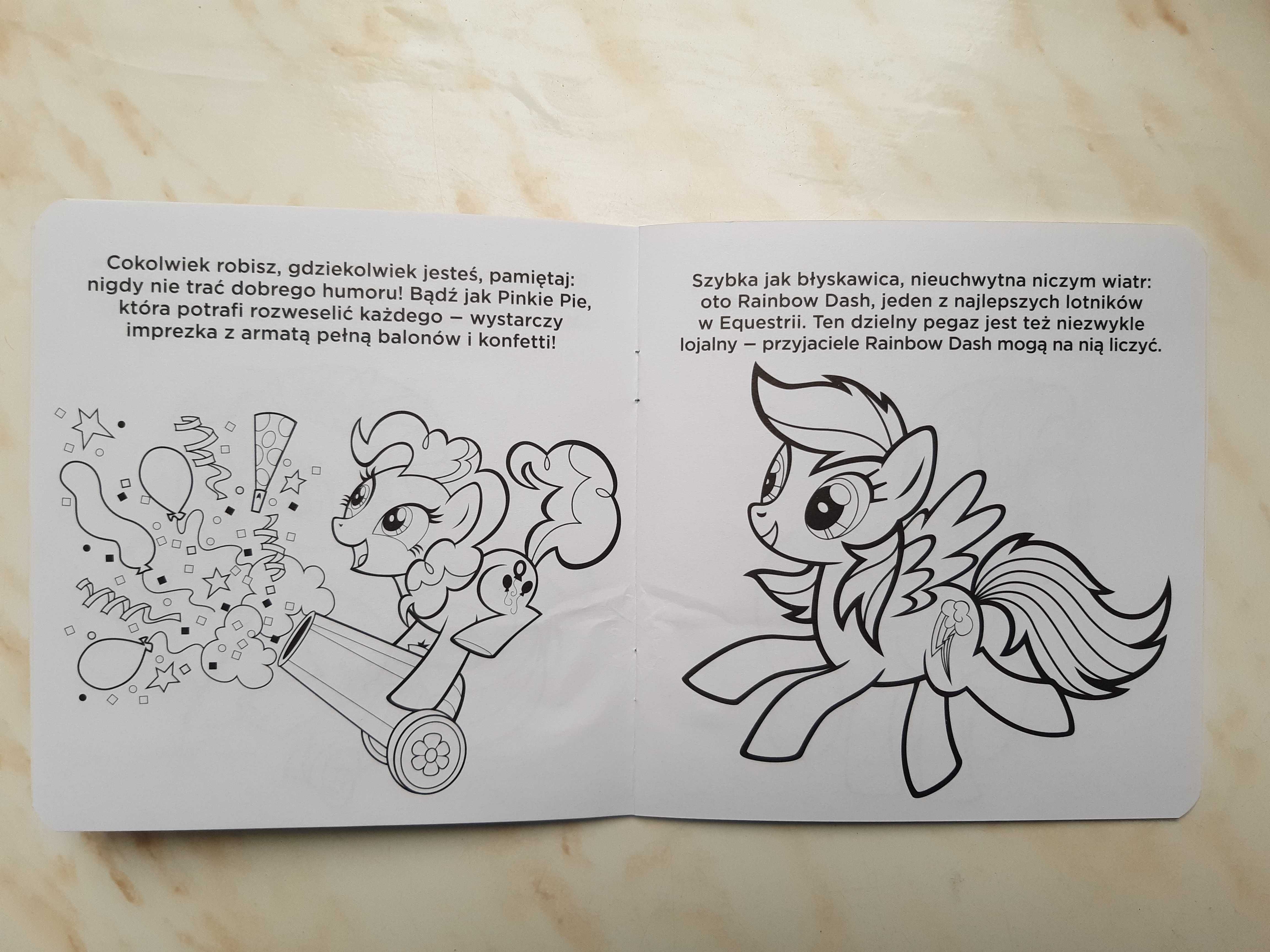 Zestaw 4 kolorowanek_Tomek_Trolle_Pony_Masha_14,5x15_20 stron każda