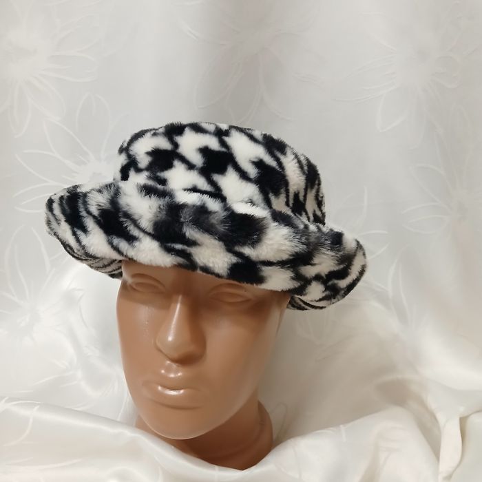 елегантна хутряна шапка капелюшок панама Primark на 55-56 см