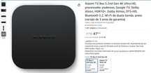 Xiaomi TV Box S 2nd Gen 4k - Google TV