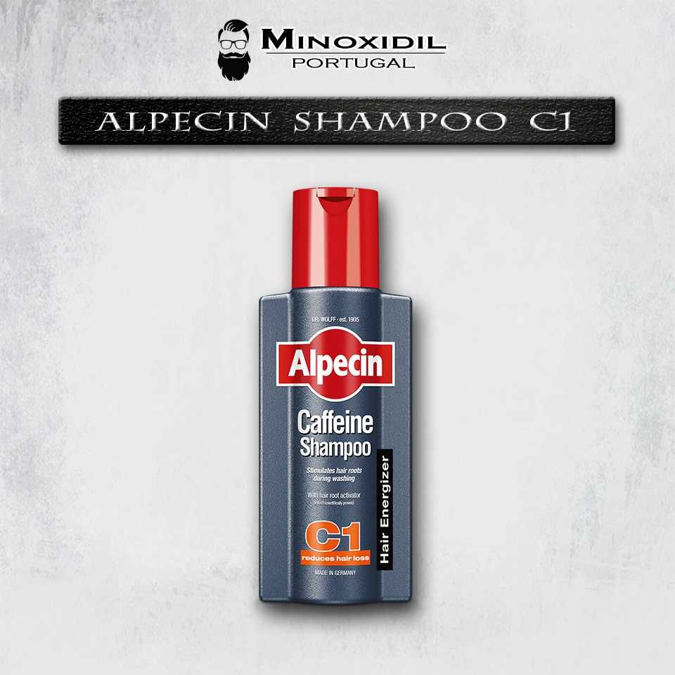 Alpecin Caffeine C1 Shampoo | Queda de Cabelo | Minoxidil Portugal