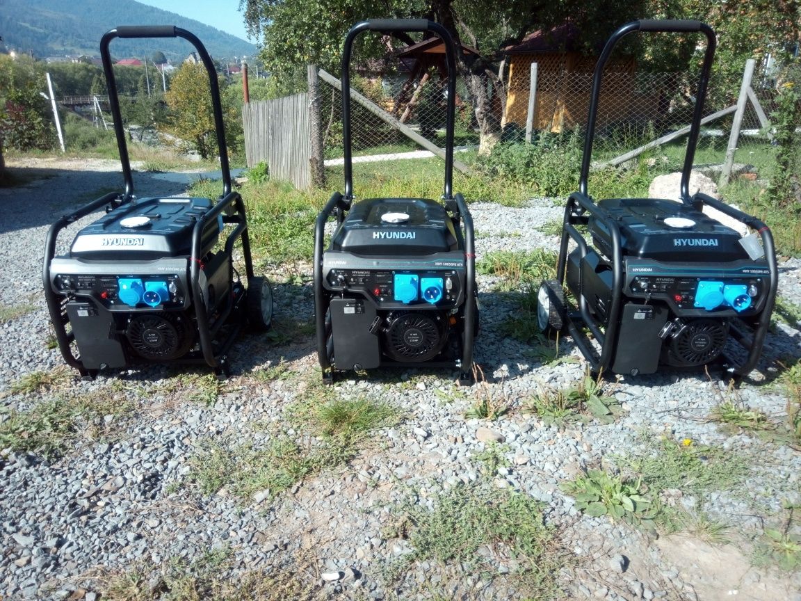 Генератор бензин САМОЗАВОДНИЙ (з АВР) HYUNDAI 10050FE Ats 8,0 кВт