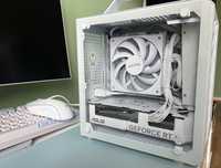 міні ПК SFF білий i5-13400f + RTX 4060 OC + монітор + периферія