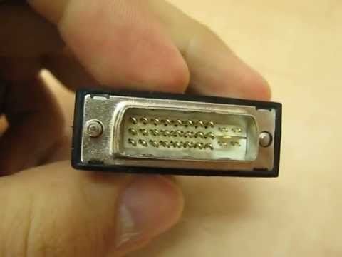 Переходник DVI-I 24+5pin to VGA 15pin ДВИ-ВГА цифровой -аналоговый