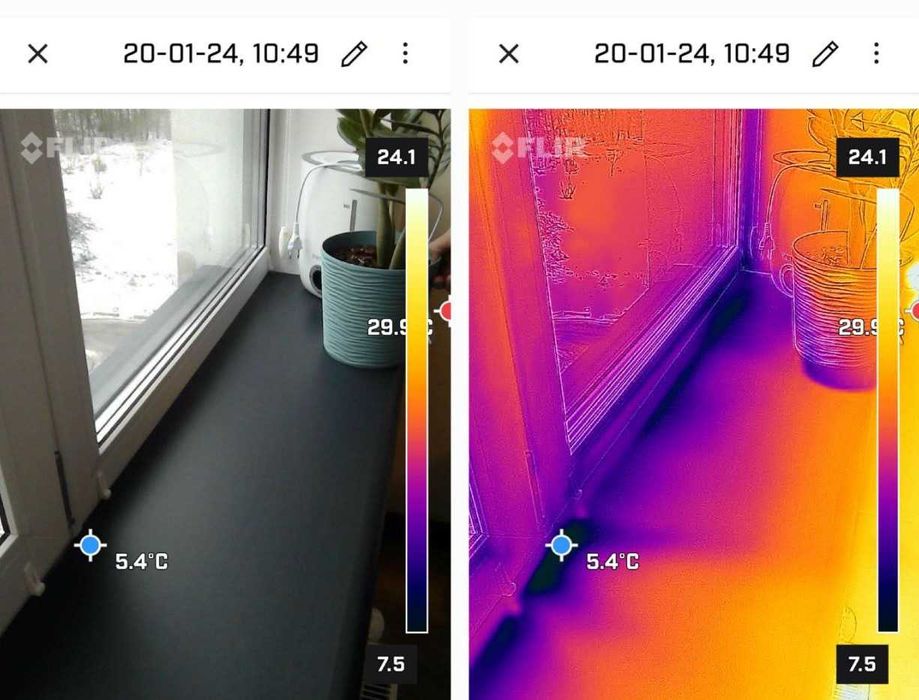 Поиск протечки воды тепловизором, акустикою, влагомером, газом