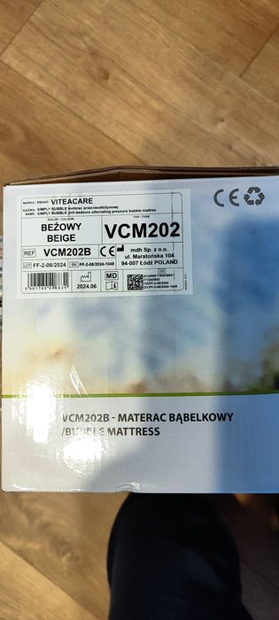 Materac przeciwodleżynowy bąbelkowy