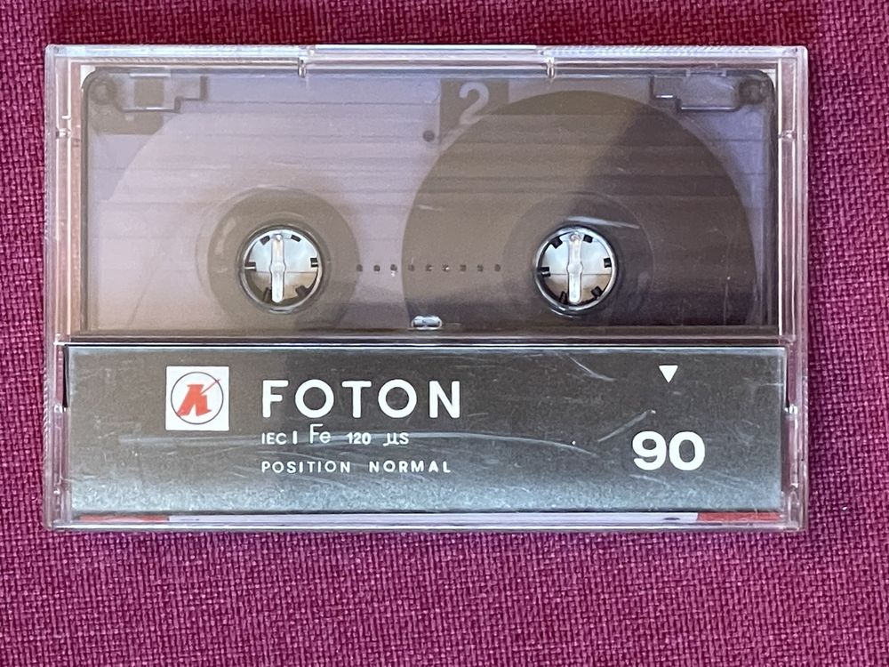 Аудио кассеты Foton 90 новые. 1993 год.