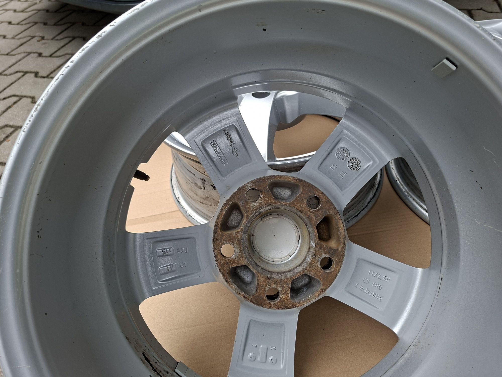 5x115 R16 Opel Astra Chevrolet Cruze Zafira Felgi Aluminiowe Alufelgi