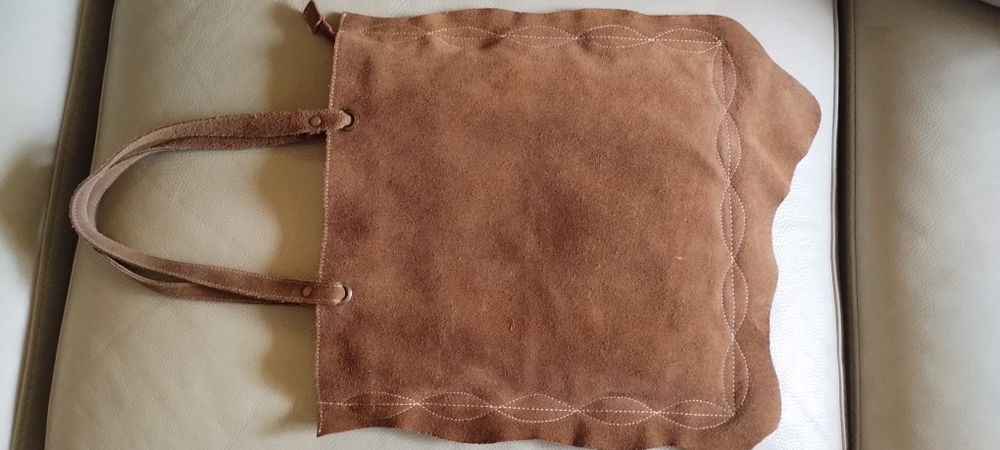 Сумка женская замшевая