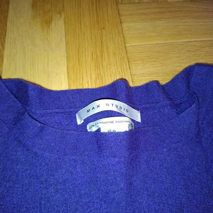 Max Studio merynos merino chabrowy kolor