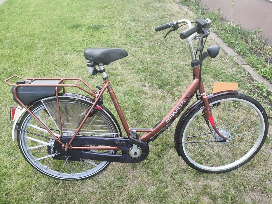 Sparta na grubej ramie, rower z silnikiem spalinowy  sachs301