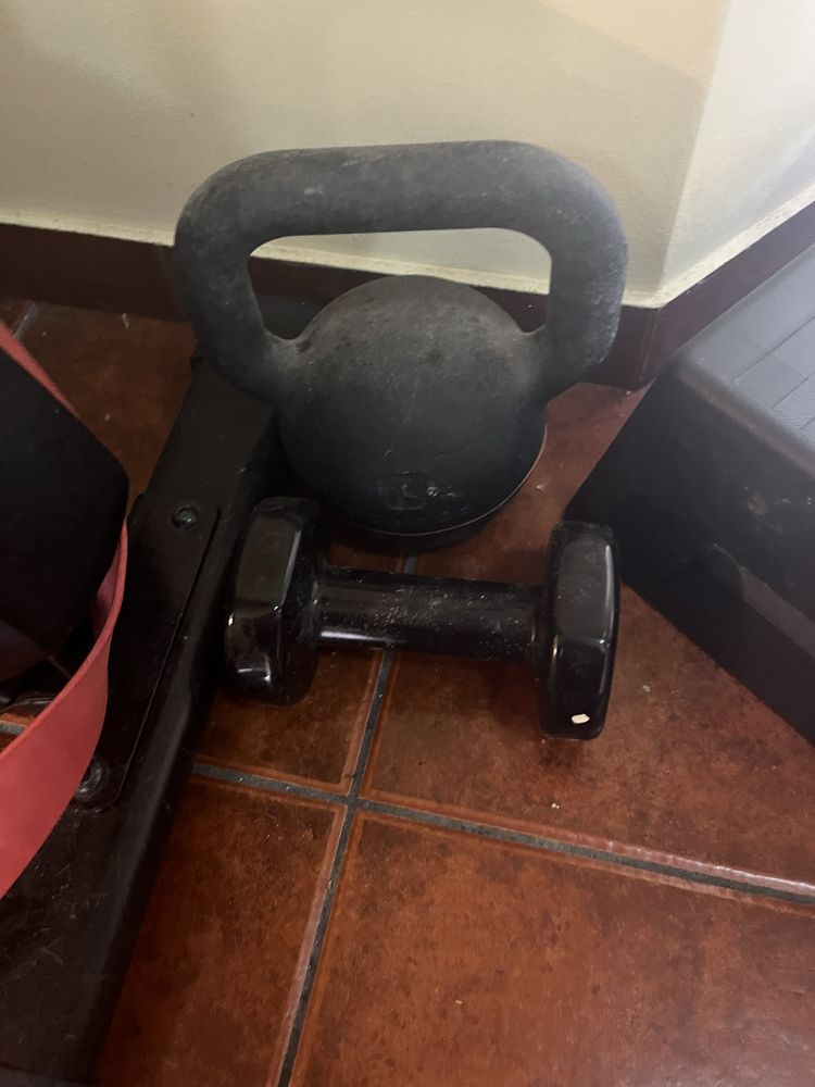 Vendo bicicleta + alteres